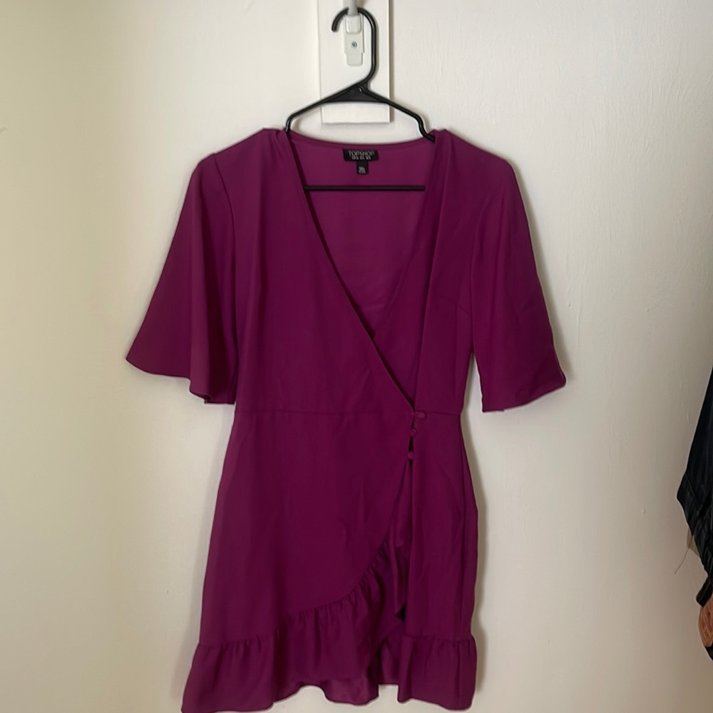 size 4 purple top shop dress